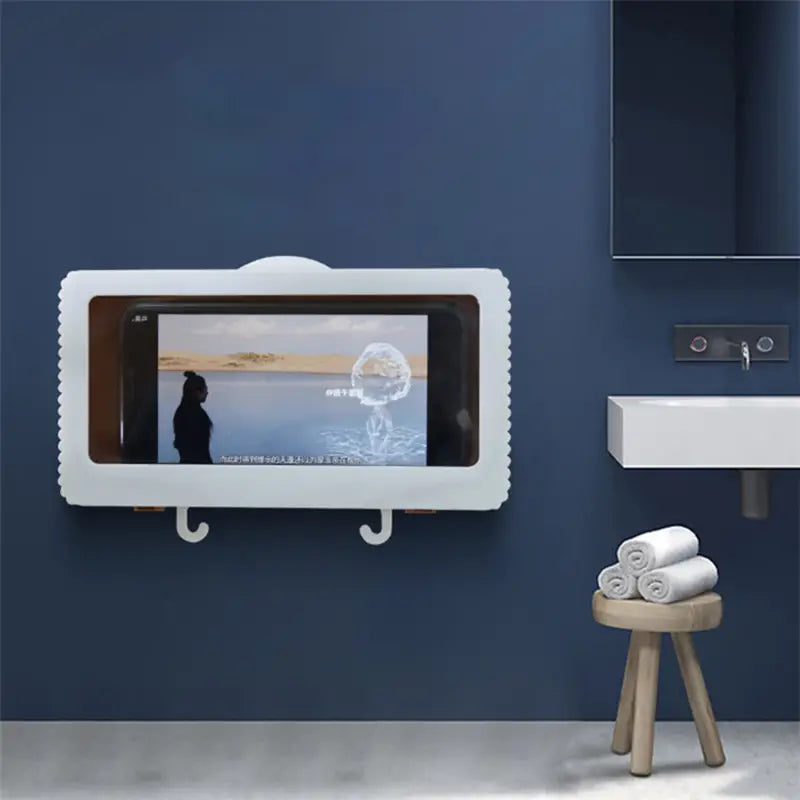 Waterproof Touch Screen Phone Holder for Shower Wall